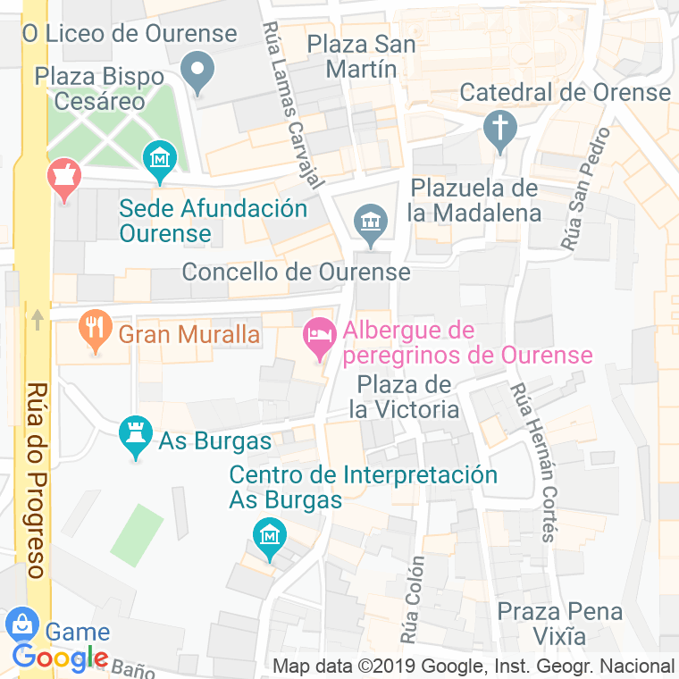Código Postal calle Barrera en Ourense