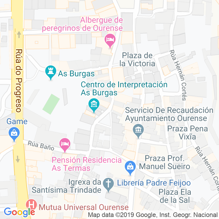Código Postal calle Cervantes en Ourense