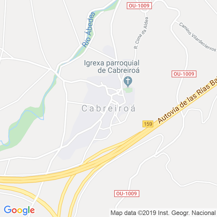Código Postal de Cabreiroa en Ourense