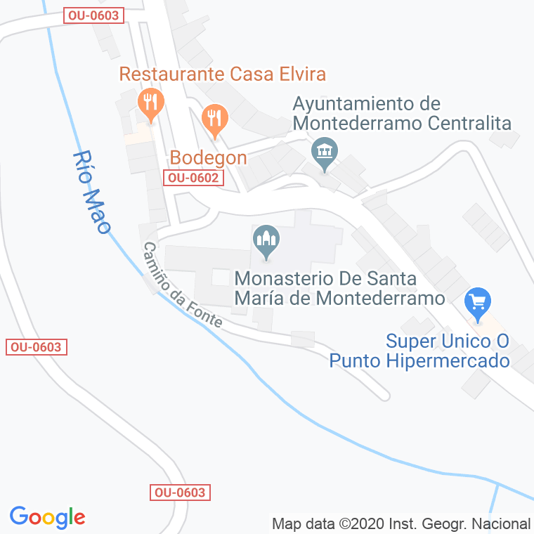 Código Postal de Ferreiria, A (Montederramo) en Ourense