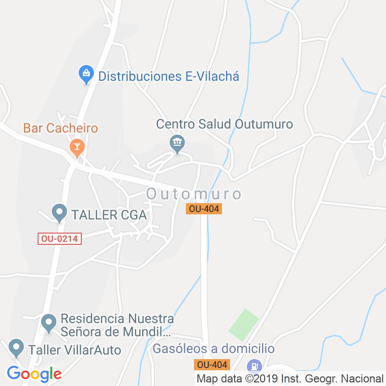 Código Postal de Outomuro en Ourense