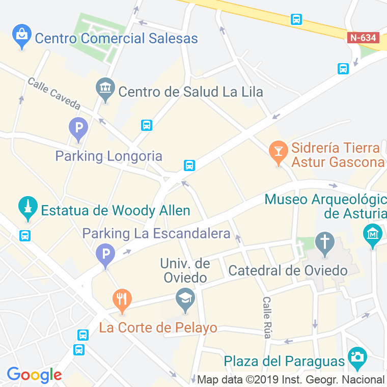 Código Postal calle Luna, La en Oviedo