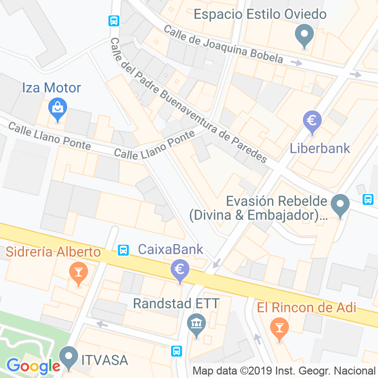 Código Postal calle Picasso en Oviedo