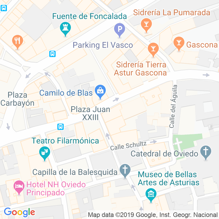 Código Postal calle Jovellanos en Oviedo