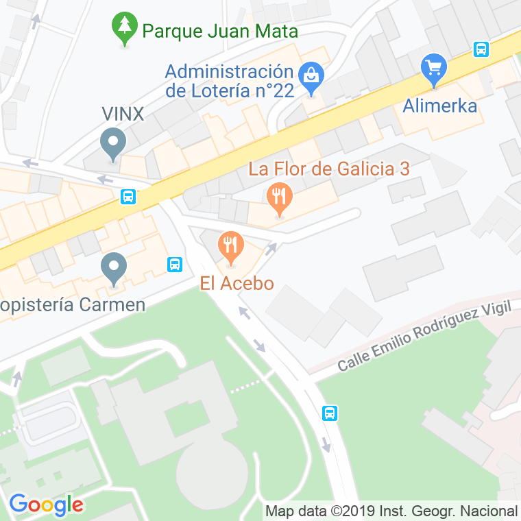 Código Postal calle Doctor Joaquin Garcia Moran en Oviedo