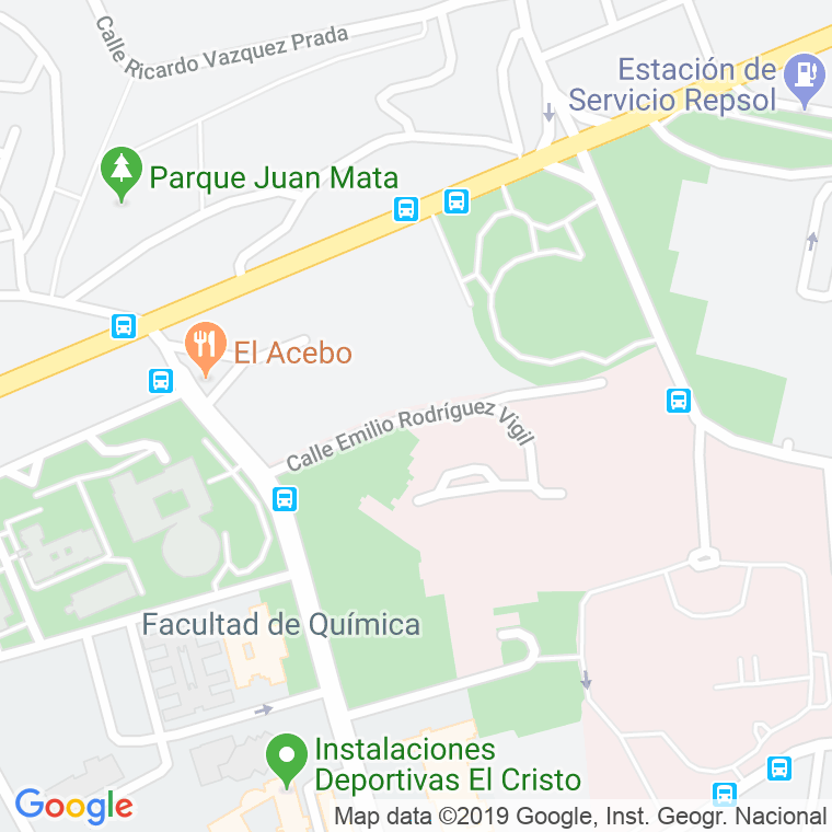 Código Postal calle Emilio Rodriguez Vigil en Oviedo