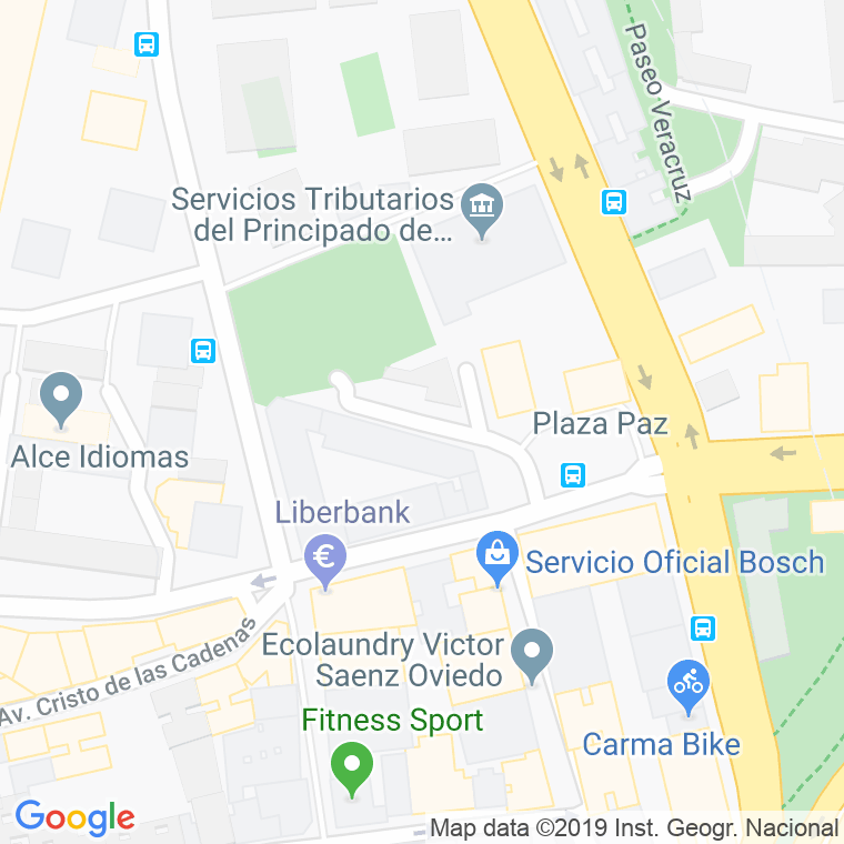 Código Postal calle Severo Ochoa en Oviedo