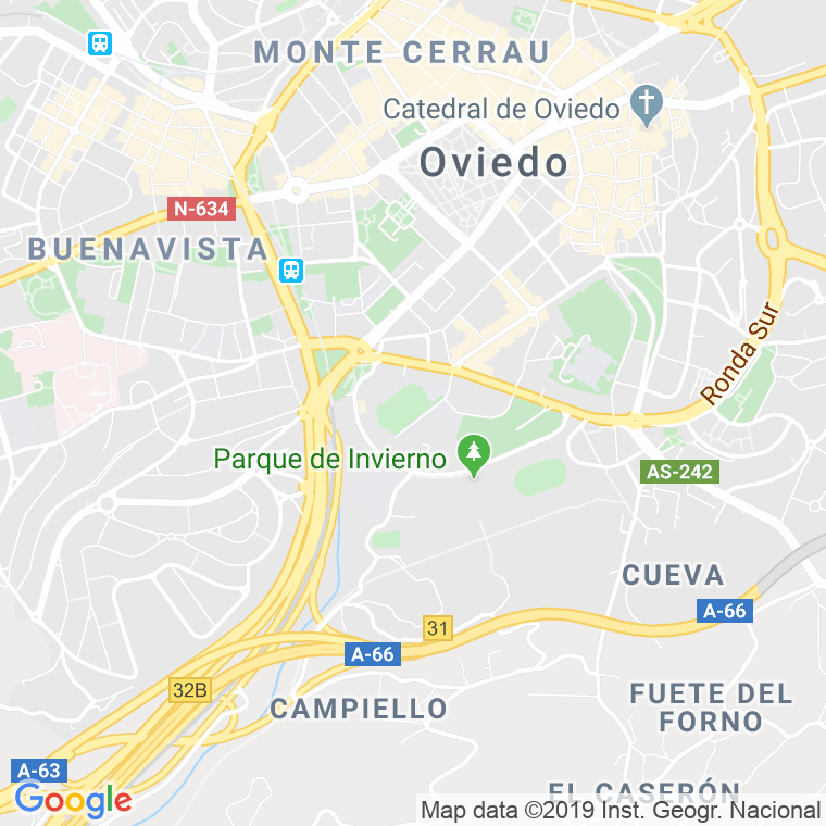 Código Postal calle Jose Cuesta, avenida en Oviedo