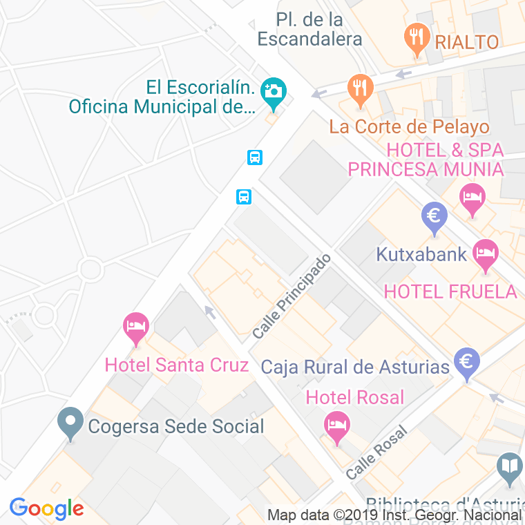 Código Postal calle Marques De Vega De Anzo en Oviedo