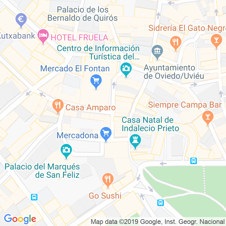 Código Postal calle Fierro en Oviedo