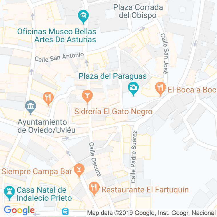 Código Postal calle Maximo Y Fromestano en Oviedo