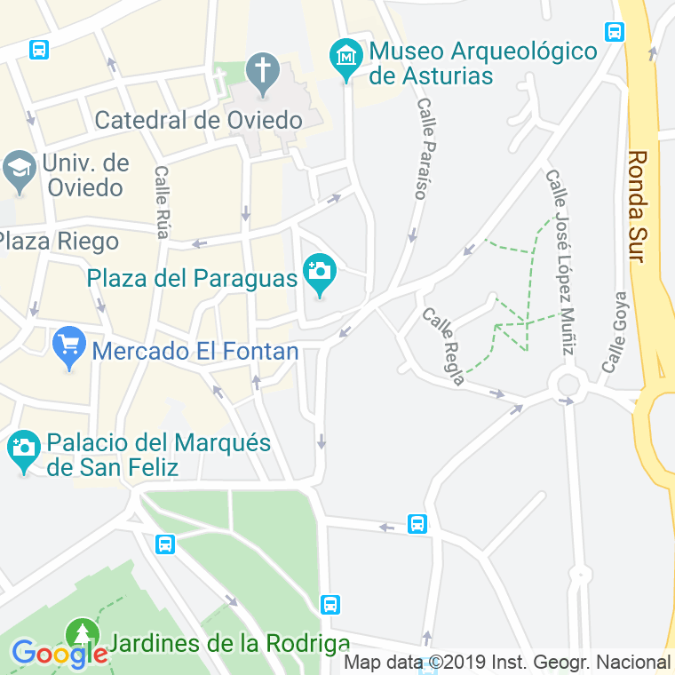 Código Postal calle Postigo Alto en Oviedo