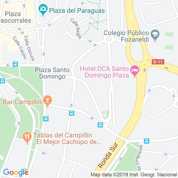 Código Postal calle San Pedro Mestallon en Oviedo