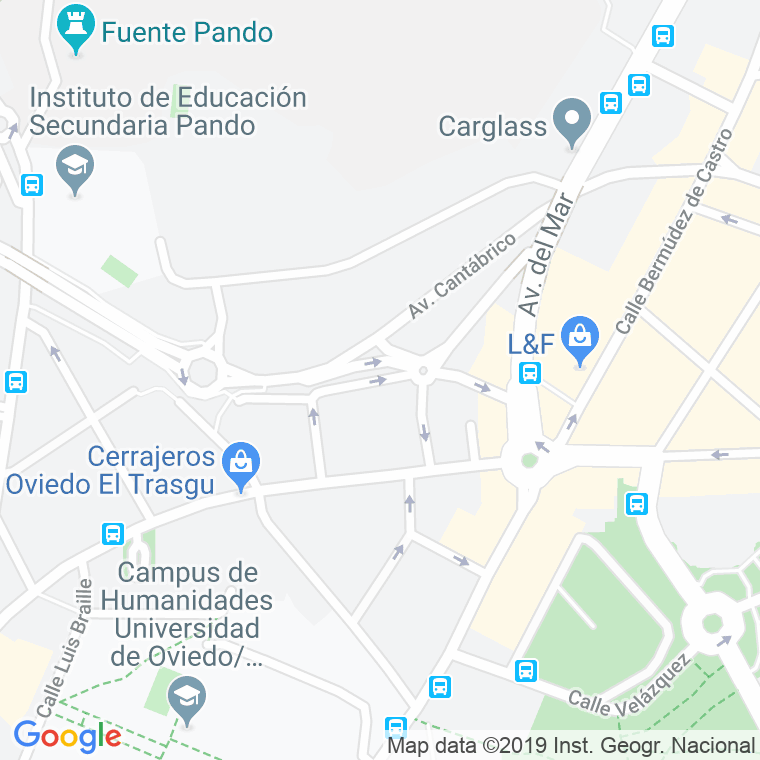 Código Postal calle Fernando Villaamil en Oviedo