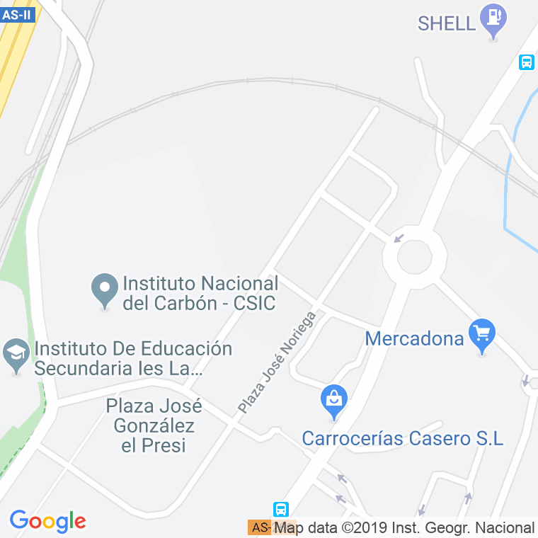 Código Postal calle Josefina Argüelles en Oviedo