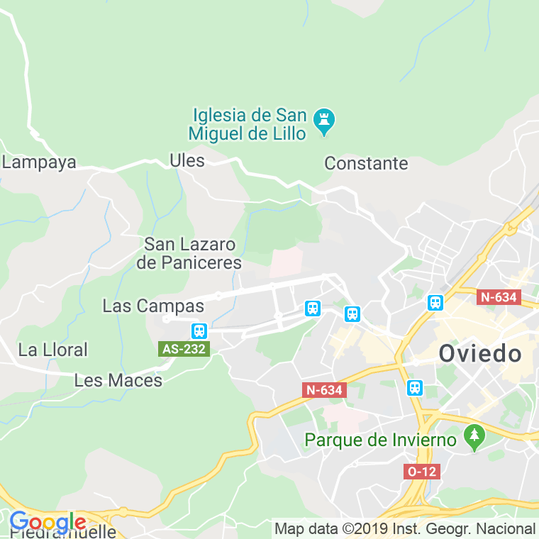 Código Postal calle Ordoño I en Oviedo