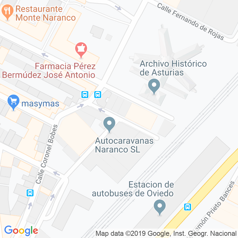 Código Postal calle Reconquista en Oviedo