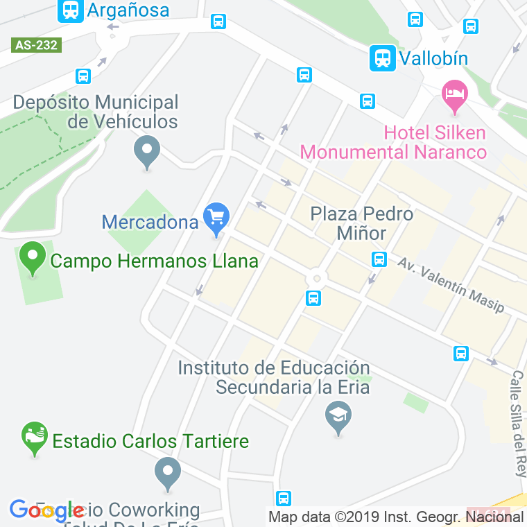 Código Postal calle Facetos en Oviedo