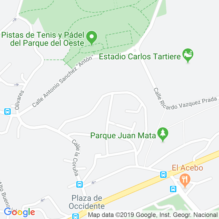 Código Postal calle Noel Llopis Llado en Oviedo