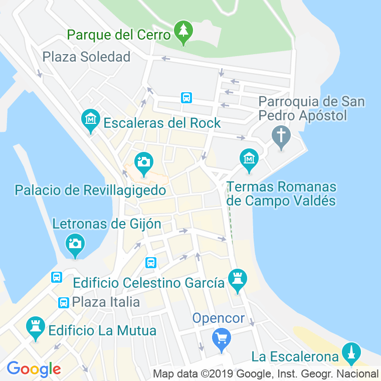 Código Postal calle Acacia en Gijón