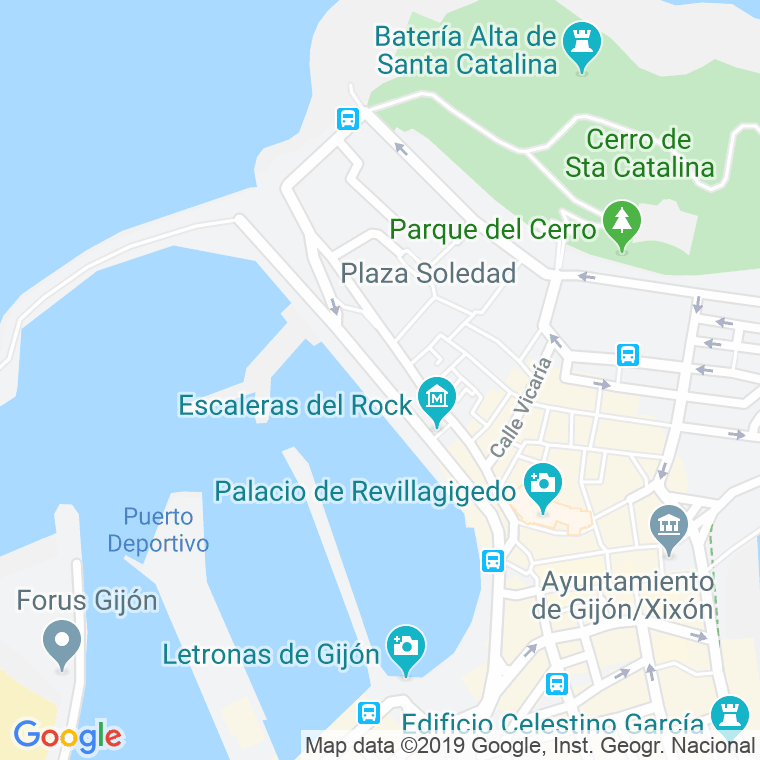 Código Postal calle Claudio Alvargonzalez en Gijón