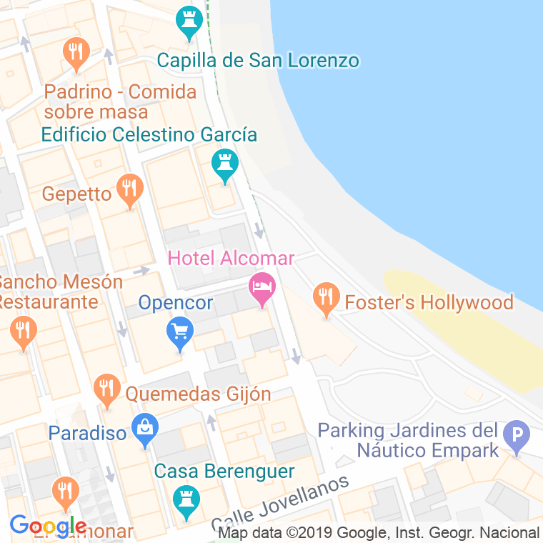 Código Postal calle Emilio Villa en Gijón