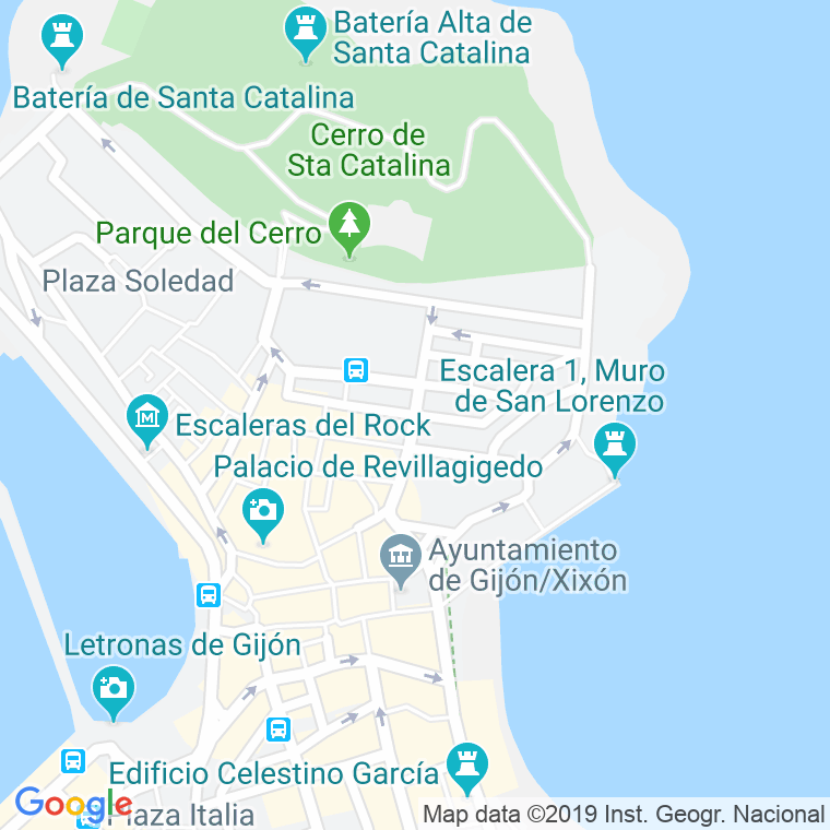 Código Postal calle Escultor Sebastian Miranda en Gijón
