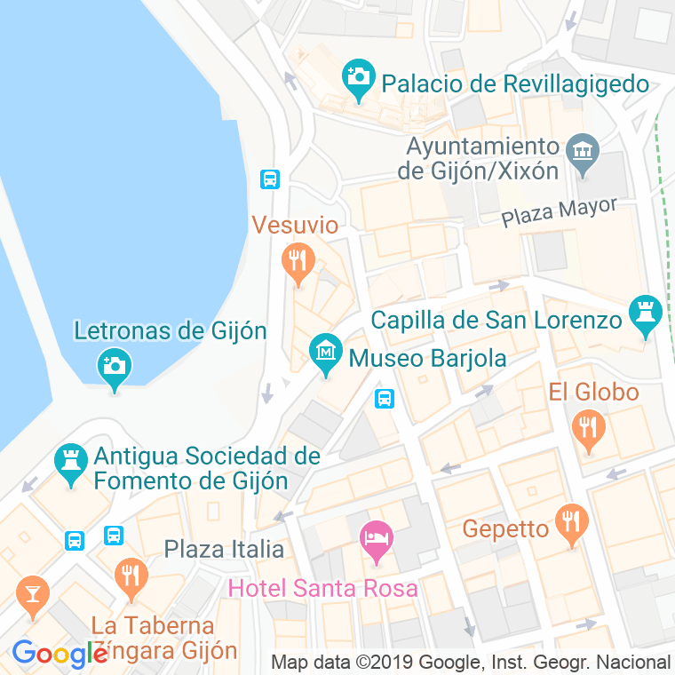 Código Postal calle Trinidad en Gijón