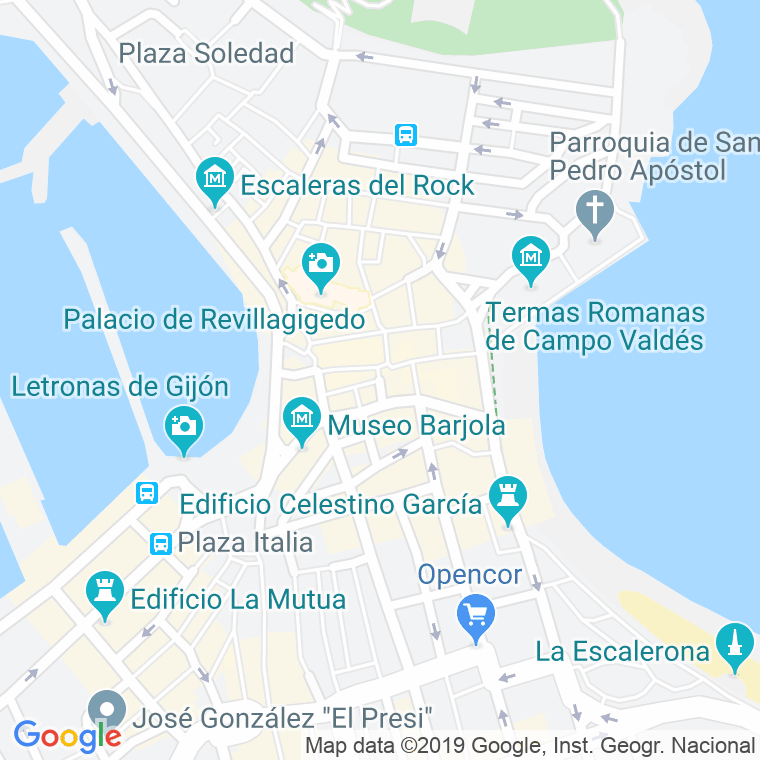 Código Postal calle Valladolid en Gijón