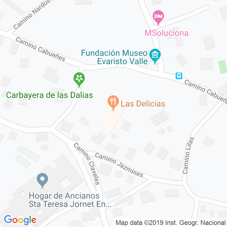 Código Postal calle Dalias, De Las, camino en Gijón