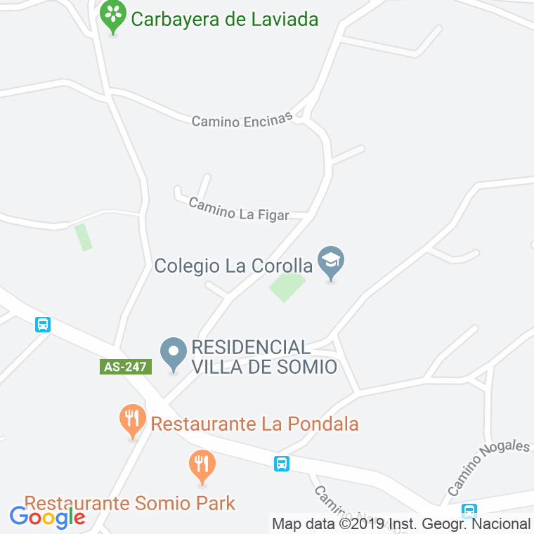 Código Postal calle Gola, De La, camino en Gijón
