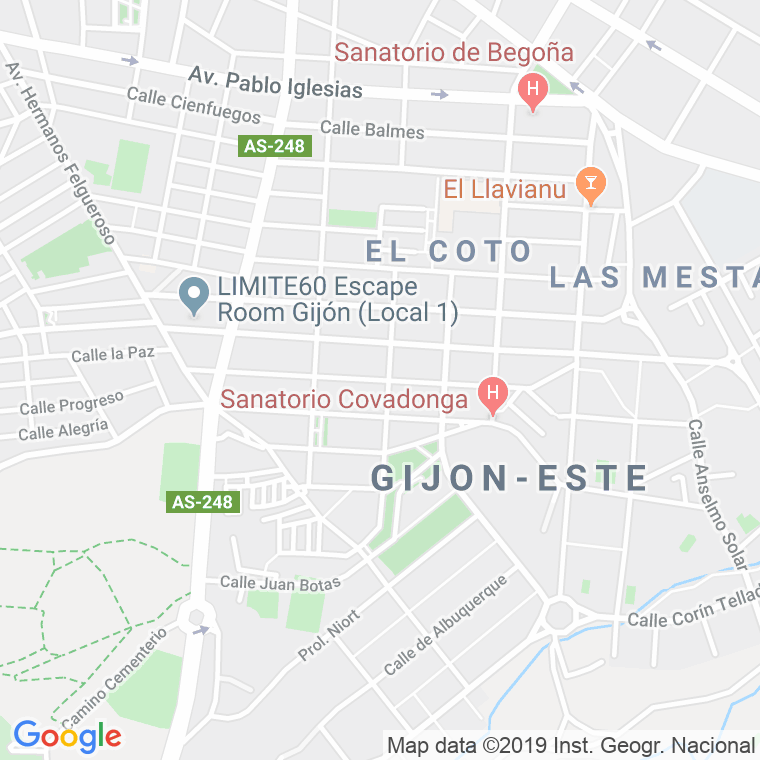 Código Postal calle Conde Toreno   (Impares Del 9 Al Final)  (Pares Del 6 Al Final) en Gijón