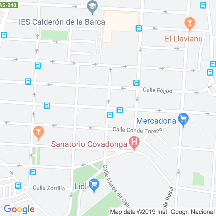 Código Postal calle Esperanto en Gijón