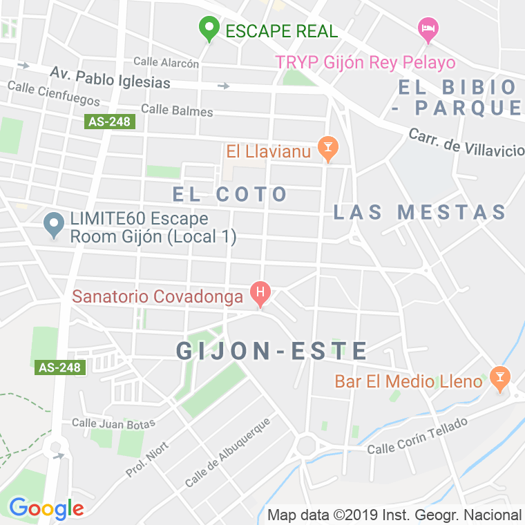 Código Postal calle Quevedo en Gijón