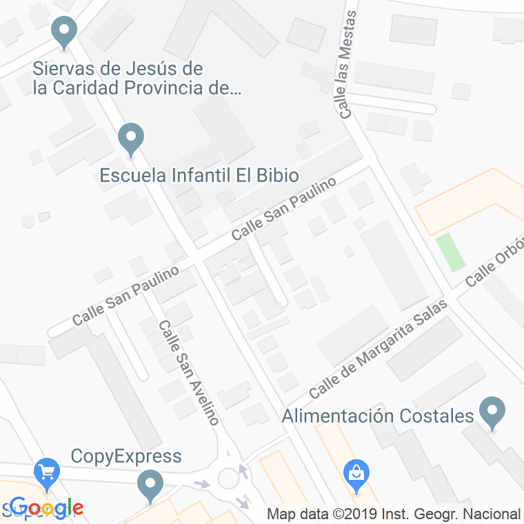 Código Postal calle San Rufino en Gijón