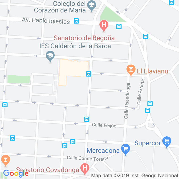 Código Postal calle Tirso De Molina en Gijón
