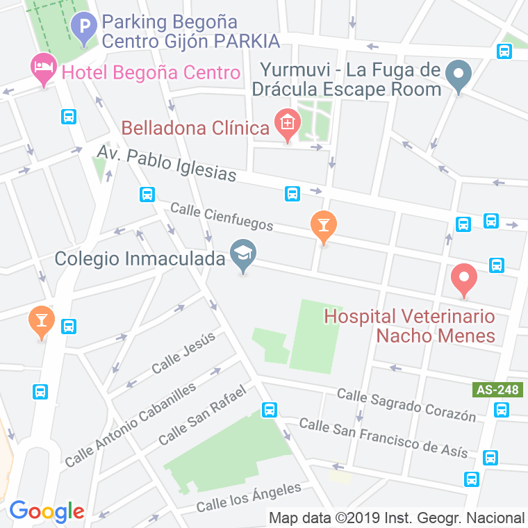 Código Postal calle Campo Sagrado en Gijón