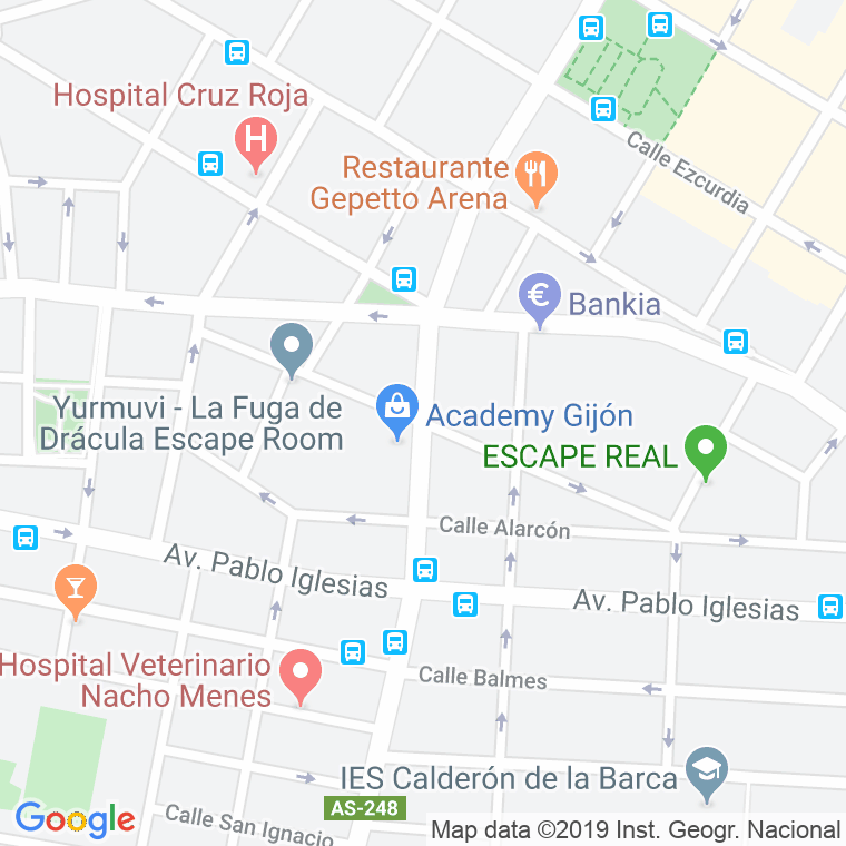 Código Postal calle Enrique Martinez   (Impares Del 1 Al 13)  (Pares Del 2 Al 30) en Gijón
