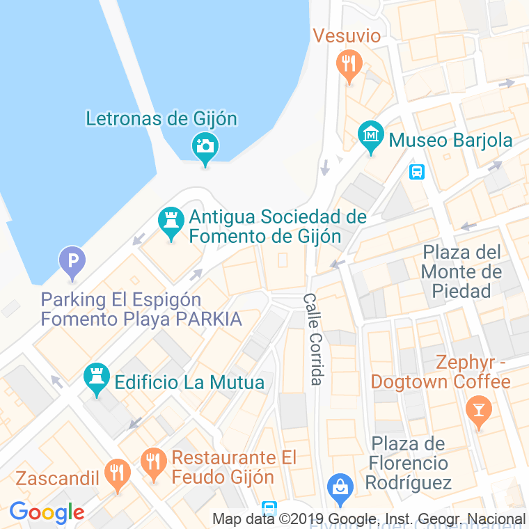 Código Postal calle Casilla, La en Gijón