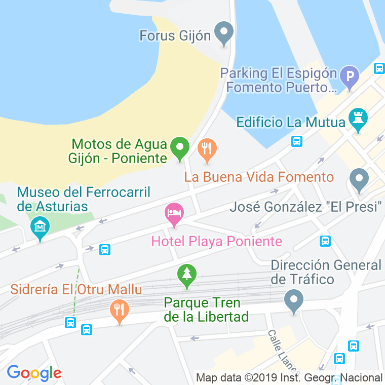 Código Postal calle Fomento, De, travesia en Gijón