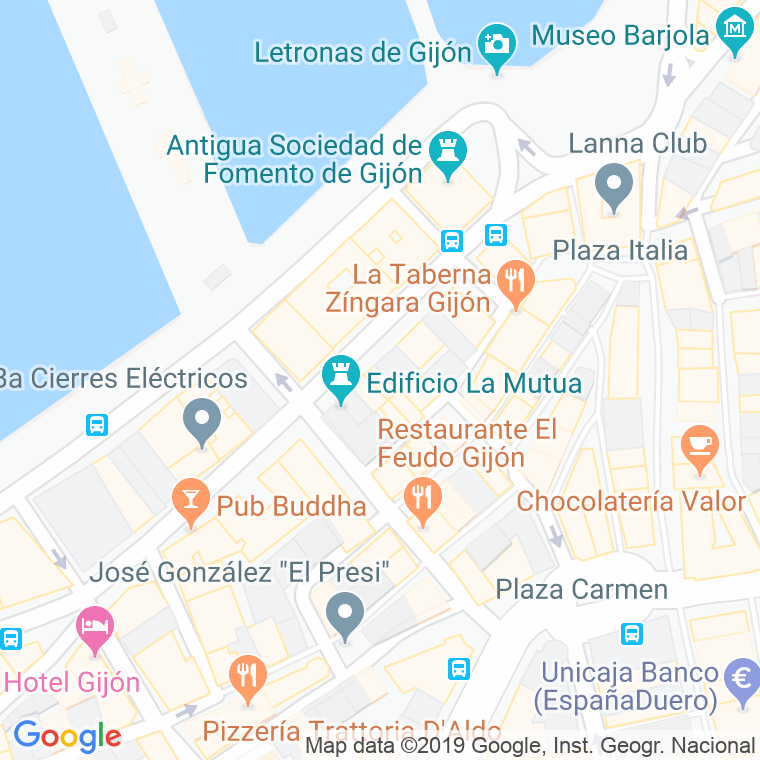 Código Postal calle Marques De San Esteban en Gijón
