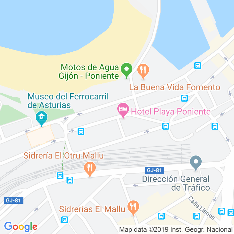 Código Postal calle Matadero Viejo en Gijón