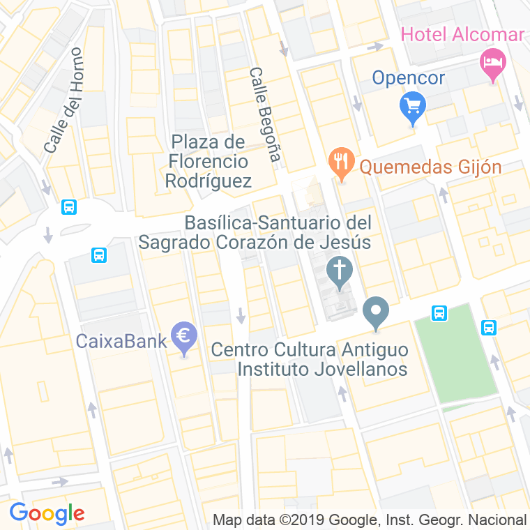 Código Postal calle Segovia en Gijón
