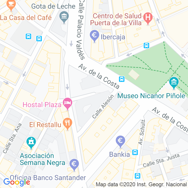 Código Postal calle Maternidad en Gijón