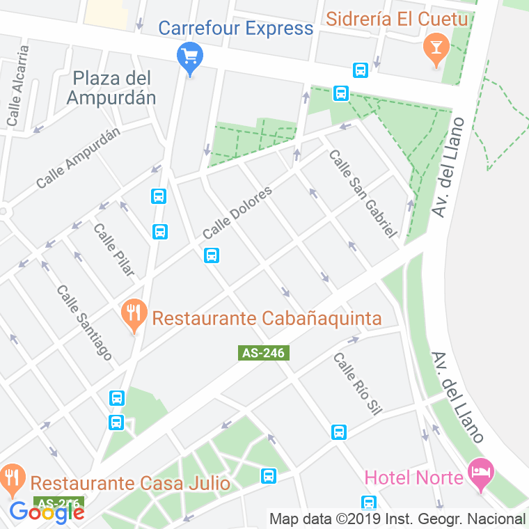 Código Postal calle Consolacion en Gijón