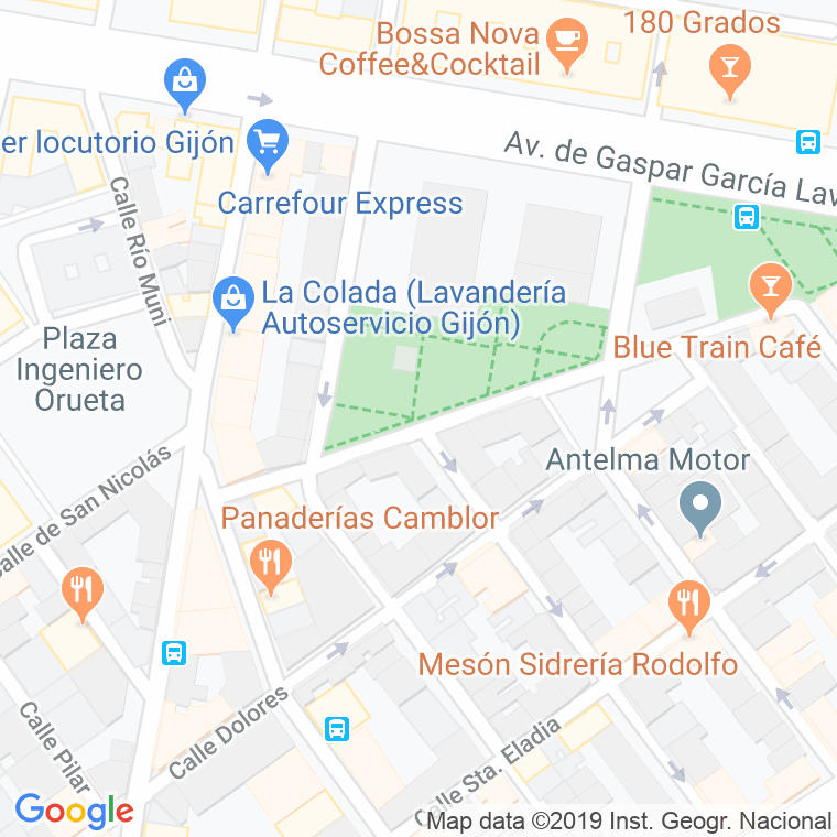 Código Postal calle Constantino en Gijón