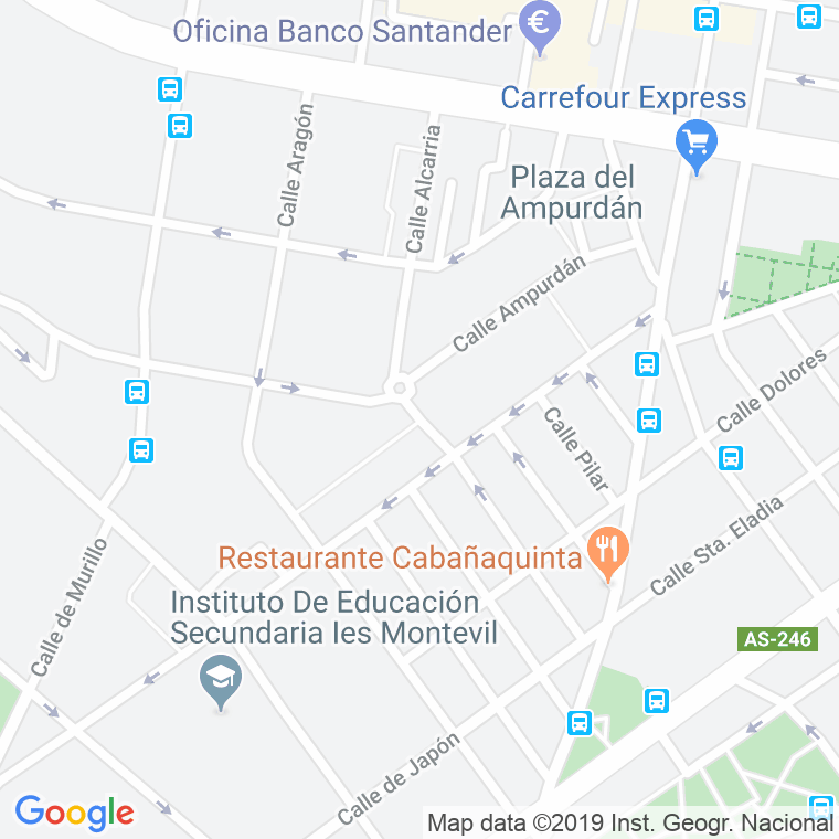 Código Postal calle Jesus Gonzalez Alonso en Gijón