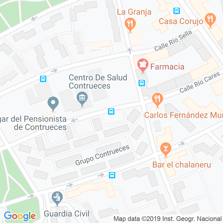 Código Postal calle Rio Cares en Gijón