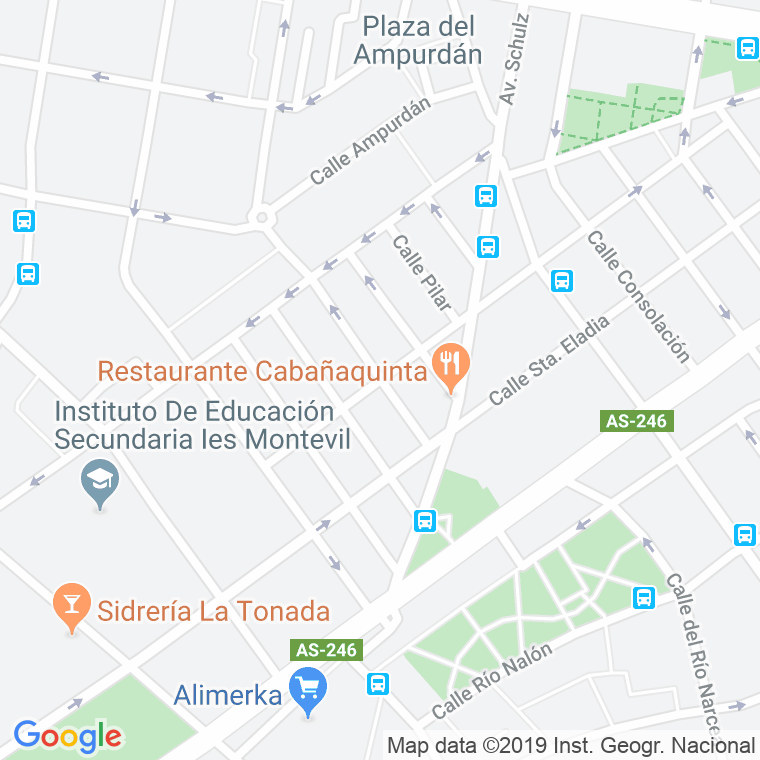 Código Postal calle Santiago en Gijón