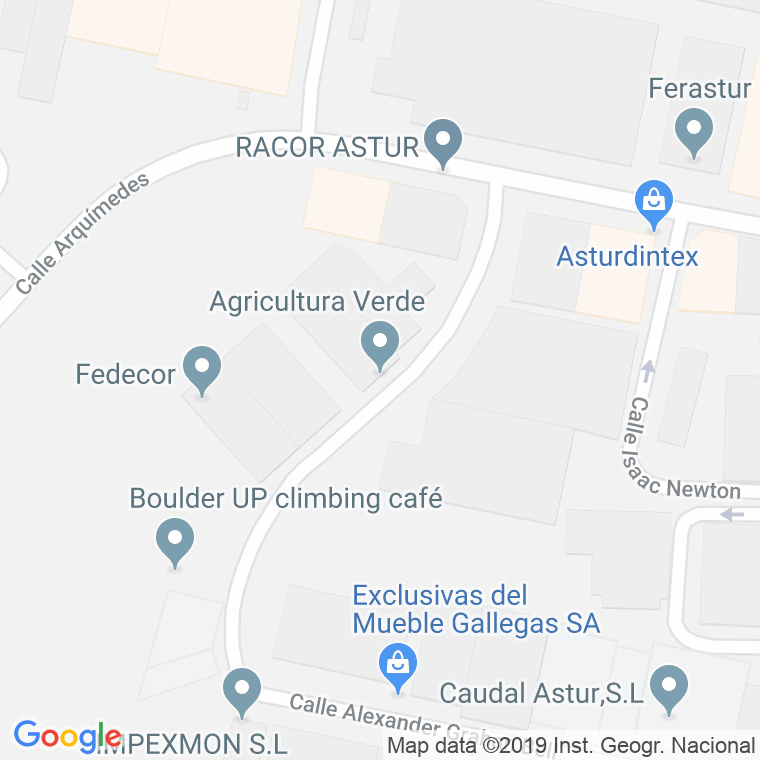 Código Postal calle Agricultura, De La, avenida en Gijón